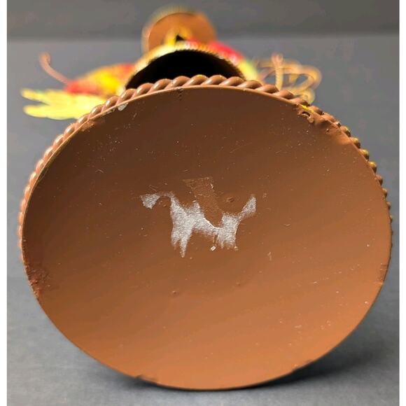 Thanksgiving Colorful Standing Metal Turkey 10" Holiday Table Decor Country Fun - Picture 5 of 7